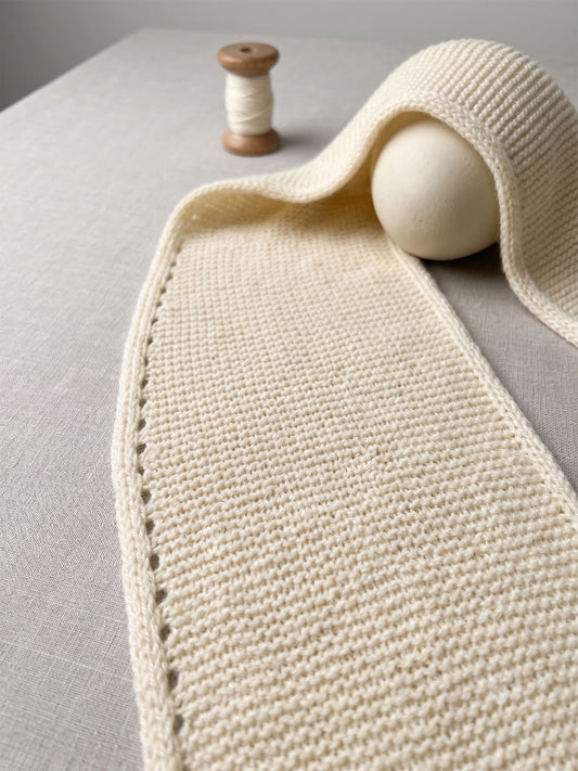 Sophie Scarf Weiß - Edles Basic