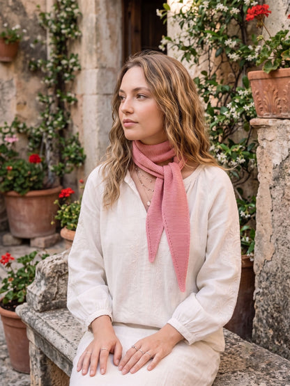Sophie Scarf Rosa - Romantisches Accessoire